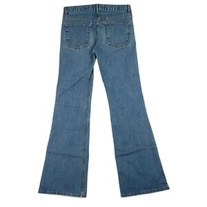 French Connection Flare Jeans Women 6 30X32 Blue Vintage 90s Denim Boho Hippie